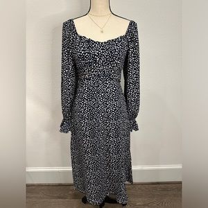 Francesca’s Midi Long-sleeve Dress